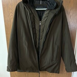 Weatherproof brand small brown unisex coat